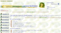 Desktop Screenshot of 2binsured.com